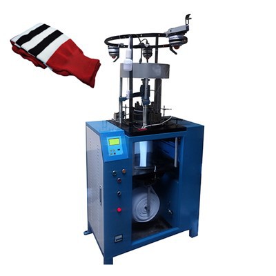 Tiub tulang rusuk Hoki ais stoking mengait Mesin